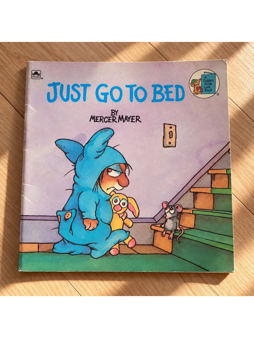 Just Go to Bed Mercer Mayer Little Critter 1983 Vintage Golden Look-Look Book